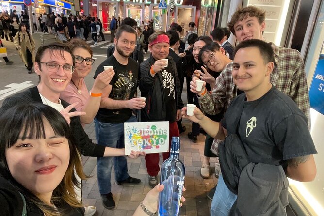3Hour Osaka Pub Crawl Bar Hopping Nightlife Guided Tour in Namba - What the free shots really include