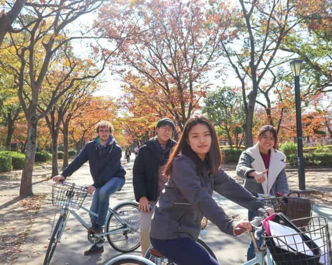 5-Hour Osaka Highlights Bike Tour with Lunch - Meeting at Tenmabashi and getting on the road