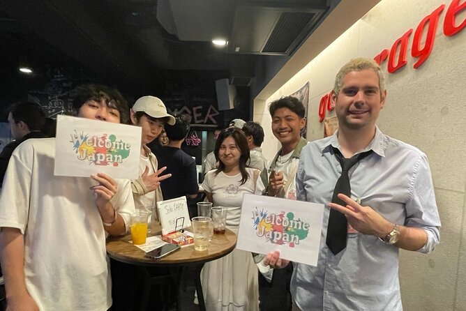 All You Can Drink Meet Locals Adventure Osaka International Party - 7:30 to 7:45 p.m., check-in and your first drink