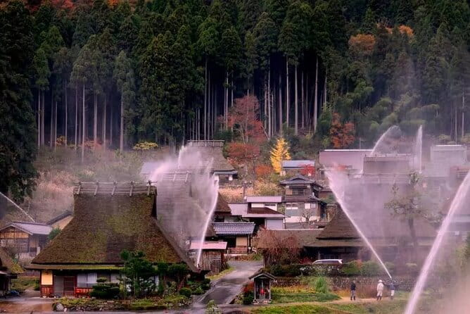 Amanohashidate & Ine Funaya Sightseeing Full Day Trip from Kyoto - Amanohashidate Viewland and the bridge to heaven