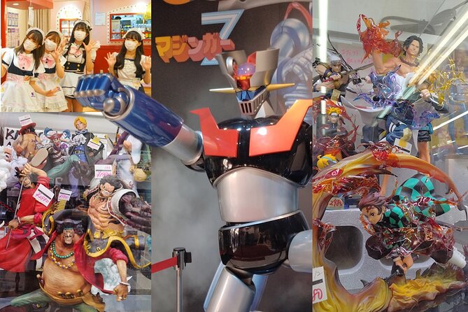 Anime shopping tour in Osaka: figures, Manga, Maid Cafe, Knife - Key points before you book