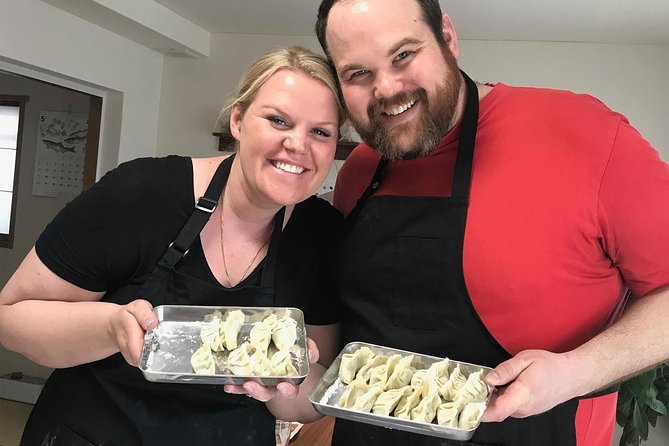 Cook Homestyle Ramen and Gyoza from scratch - Mixing, Folding, and Grilling Gyoza