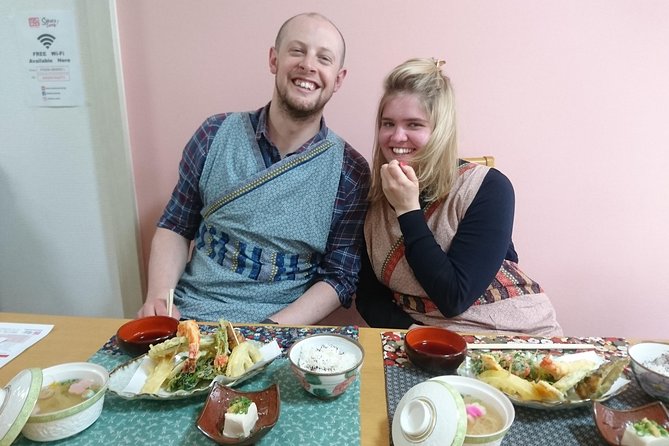 Enjoy artistic TEMPURA Cooking Class - Eating What You Prepare With Rice and Tofu