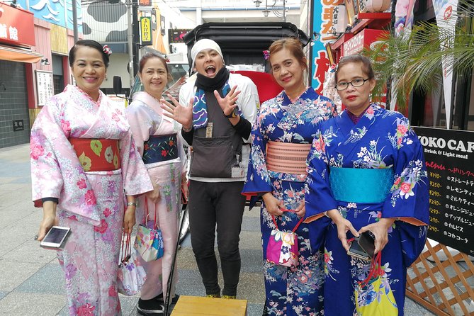 Exiting Rickshaw ride and Kimono experience - Choosing a Kimono From More Than 100 Options