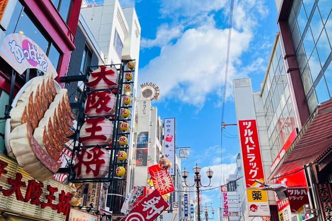 Full Day Walking Tour in Osaka Castle Temples and Ukiyoe - Dotonbori, Nihonbashi, and the Big Signs