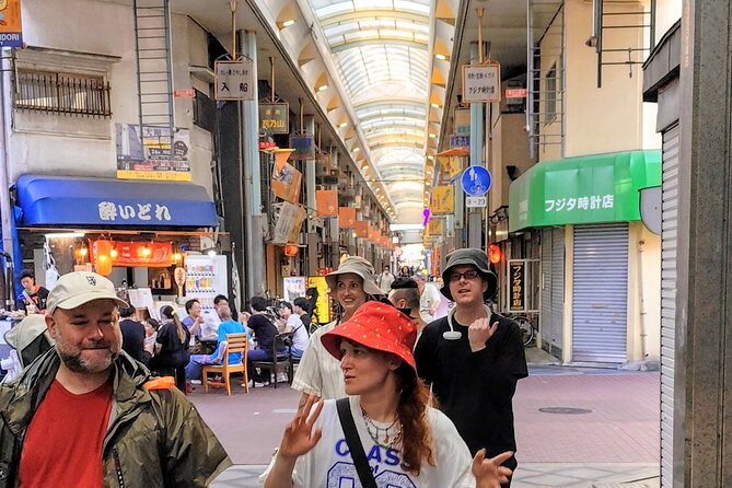 Hidden Osaka Foodie Tour: Nishinari Backstreets & Local Dining - Meeting at Haginochaya and getting your bearings