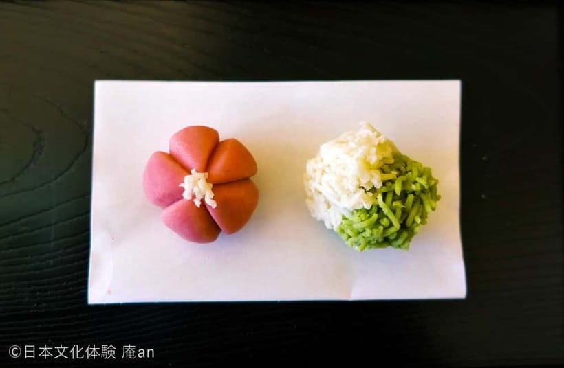 Japanese Traditional Sweets "Nerikiri" making - What happens during the 65-minute session