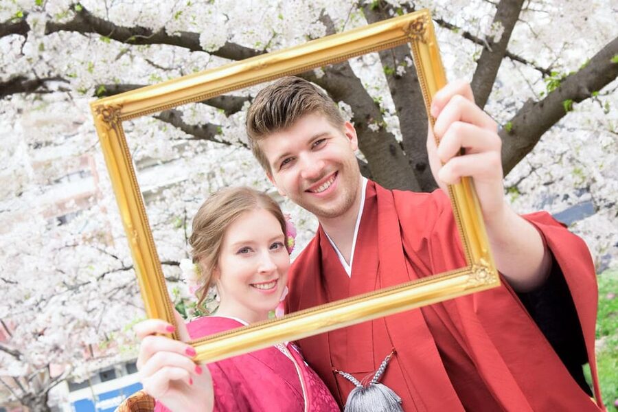 Kimono photoshoot-Includes 100 photo data - Dressing up at Studio Norluss in Shinsaibashi