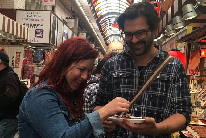Kuromon Market Food Walking Tour in Osaka (6 stops, 6 tastes) - The Dotonbori contrast