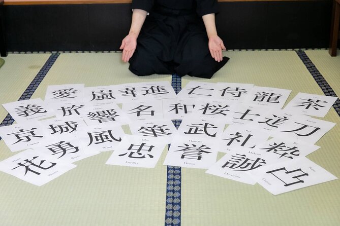 Learning Zen of Japanese Calligraphy in kimono near Osaka Castle - What Japanese shodo means beyond decorative writing