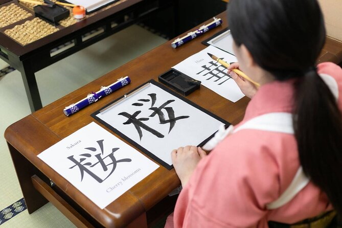 Learning Zen of Japanese Calligraphy in kimono near Osaka Castle - Who should book this calligraphy class