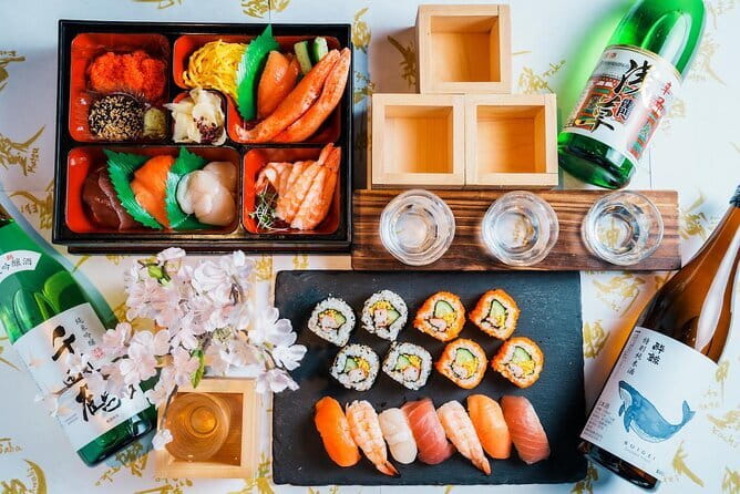 Make Sushi and Create Unforgettable Memories in Osaka - Making sushi in Osaka’s food center