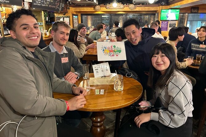 Meet Locals and Japanese Speaking Experience at British Pub Osaka - Who will enjoy this evening most