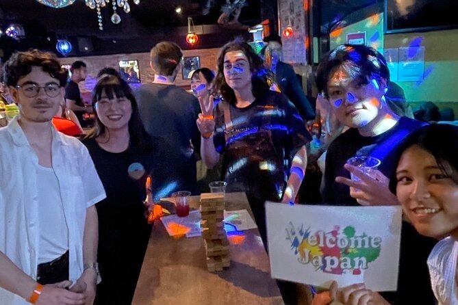 Meet Locals experience Fun Chat Drink Osaka International Party - Checking in at HUB Umeda Chayamachi