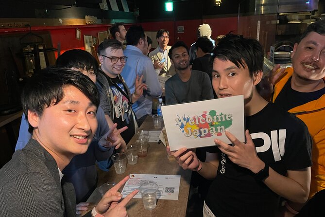 Meet Osaka local Friend & Fun Chat All We Can Drink Party Ticket - Jenga and Uno give the room a natural rhythm