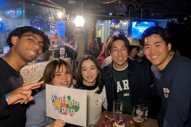 Meet Osaka locals and Japanese speaking experience at Pub Umeda - What the host adds to the evening
