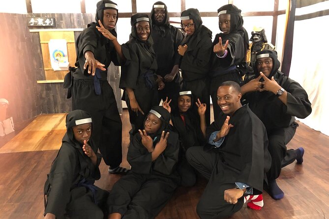 Ninja Experience in Osaka - Handling the sword in a controlled setting