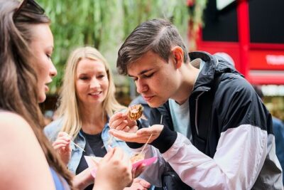 2-Hour Nightlife District Walking & Local Food Culture
