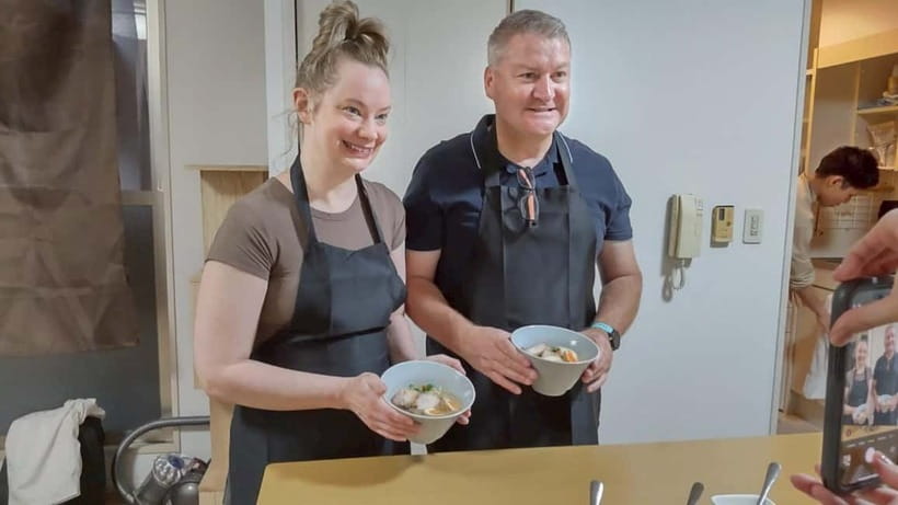 Osaka: Cooking Class Ramen & Gyoza Course in Nanba - The tasting session: your ramen, gyoza, and drinks