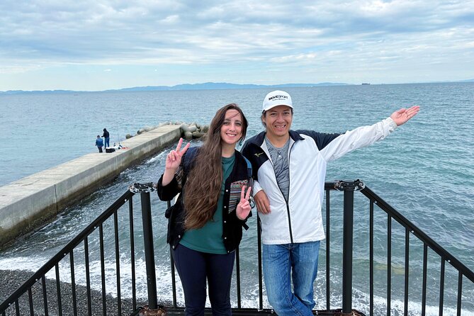 Osaka : Cycling Tour Private Seaside Ride Near Kansai Airport - Lunch at 船守, with the wharf in front