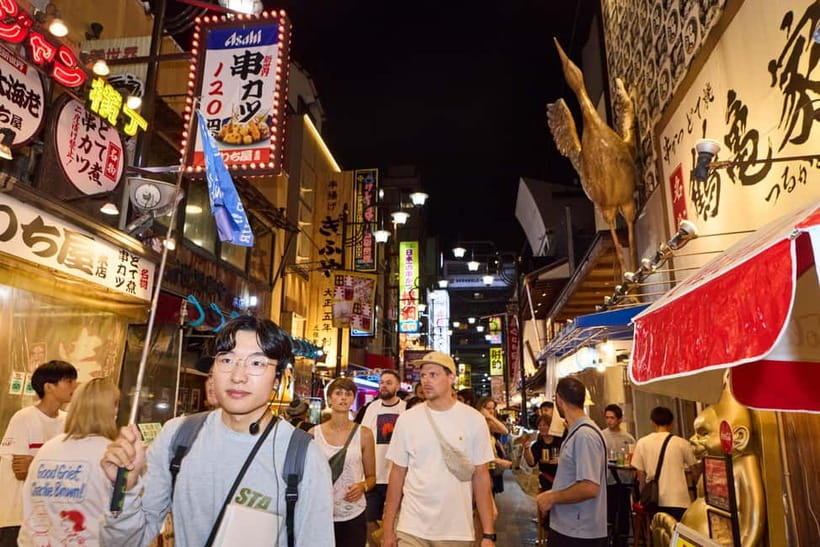 Osaka: Dark Side of Osaka Night Walking Tour - Jyanjyan Yokocho and Osaka’s old eating streets