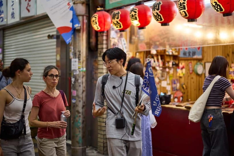 Osaka: Dark Side of Osaka Night Walking Tour - Shinsekai and the story behind Tsutenkaku