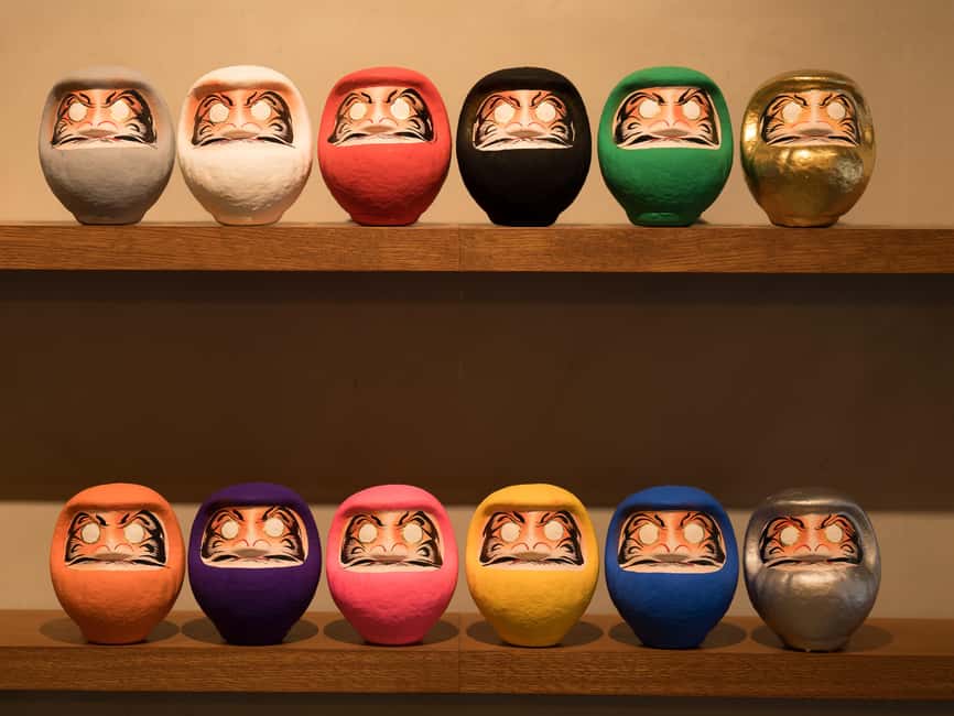 Osaka Daruma Workshop — Paint Your Own Good-Luck Daruma - Boxes, Finishing Touches, and Taking It Home
