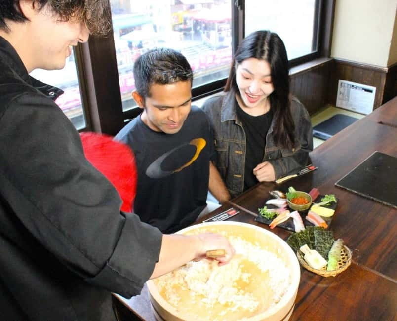 Osaka Dotonbori: Hand Roll Sushi Experience - Why the rice and wasabi lessons matter