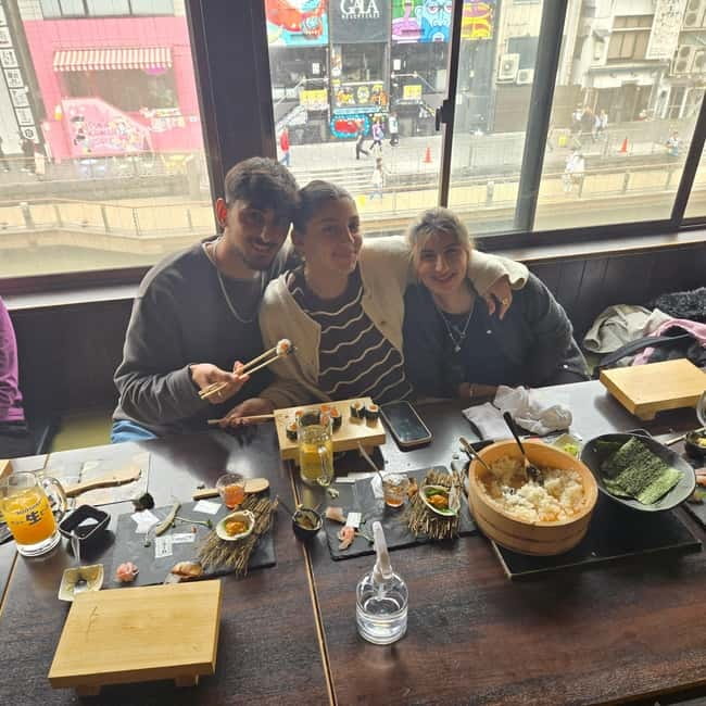 Osaka Dotonbori: Hand Roll Sushi Experience - My call: book it if you want to make lunch part of the memory
