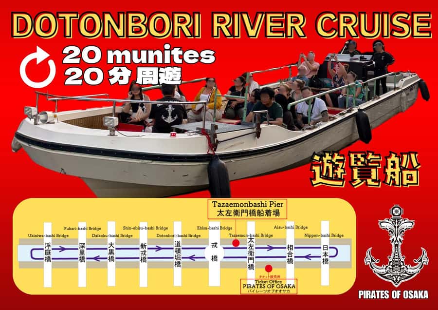 Osaka: Dotonbori's Bridges 20-Minute Cruise - Why the Dotonbori River gives you a better view