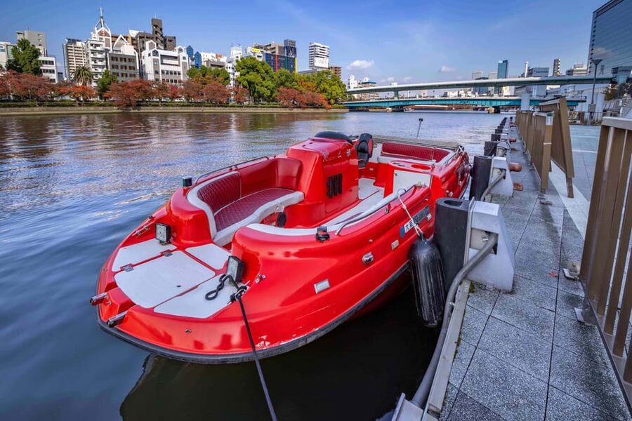 Osaka: Dotonbori's Bridges 20-Minute Cruise - Turning at Ukiniwa-bashi Bridge