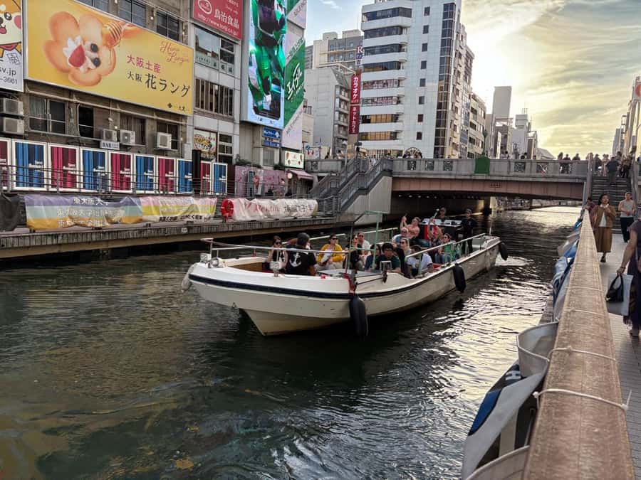 Osaka: Dotonbori's Bridges 20-Minute Cruise - Starting between Tazaemon Bridge and Ebisu Bridge