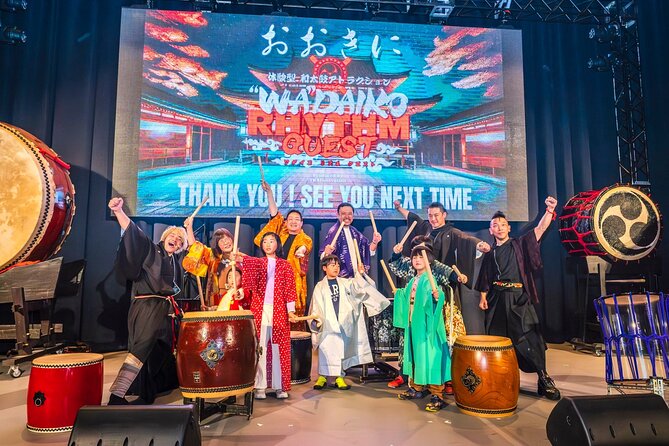 OSAKA:Feel the Power! Learn Taiko Drum from Professionals - Learning the rhythm from professional Japanese drummers