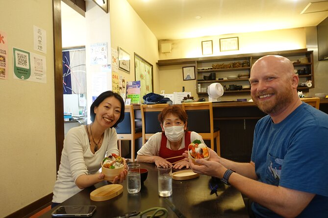 Osaka Japanese Cooking And Matcha Class near Osaka Castle - Meeting Ikuko and Takumi