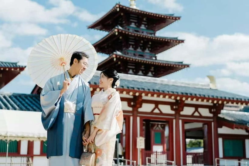 Osaka: Kimono or Yukata Rental &Photos Service Options - Getting dressed and adding the finishing touches