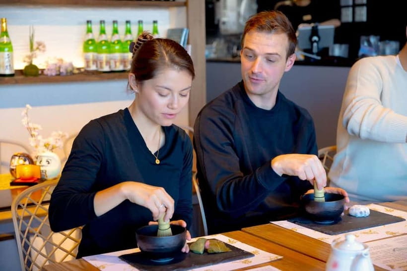 Osaka: Matcha Making Experience with Japanese Sweets - Matcha and Japanese sweets at the end