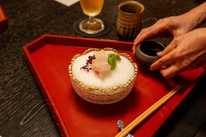 Osaka Michelin Food Tour Experience Kaiseki and Local dishes - Walking through Shinsaibashi’s shotengai