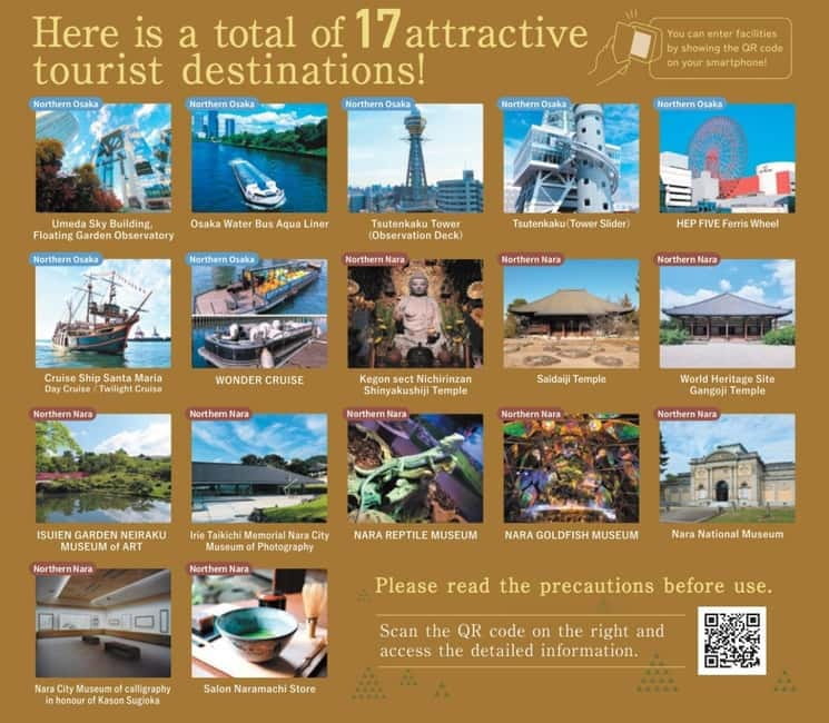 Osaka-Nara: 2-Day Discovery Pass - Southern Route: a road-trip style day out