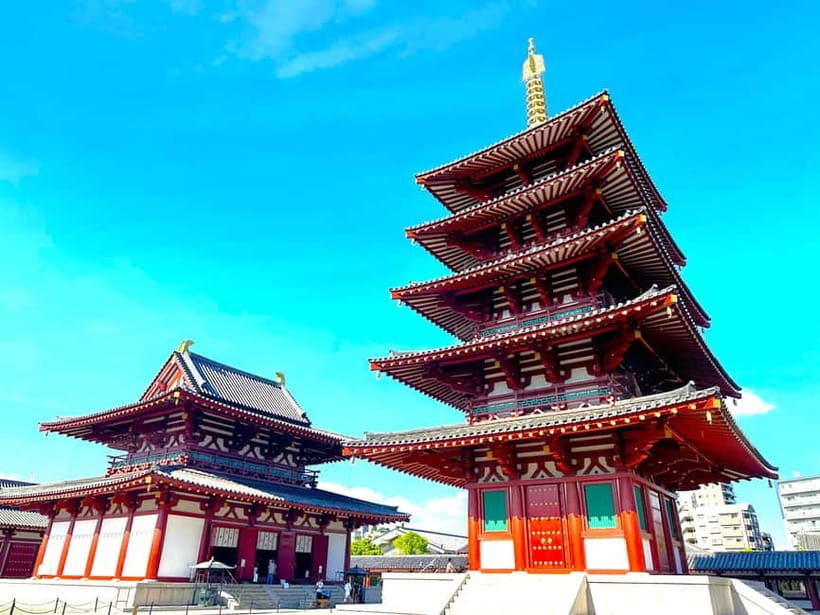 Osaka: Private Tour of Shitennoji, Osaka's Oldest Temple - Inside the Central Temple buildings