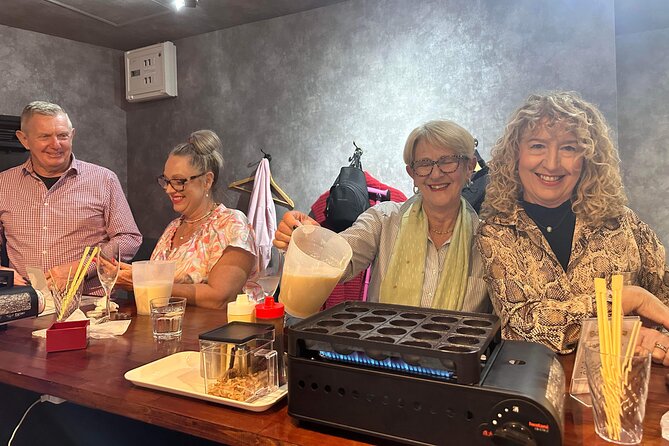 Osaka Sake Tasting & Takoyaki Cooking Experience - What the strongest praise points to