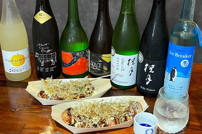 Osaka Sake Tasting & Takoyaki Cooking Experience - A practical introduction to sake with Momoko
