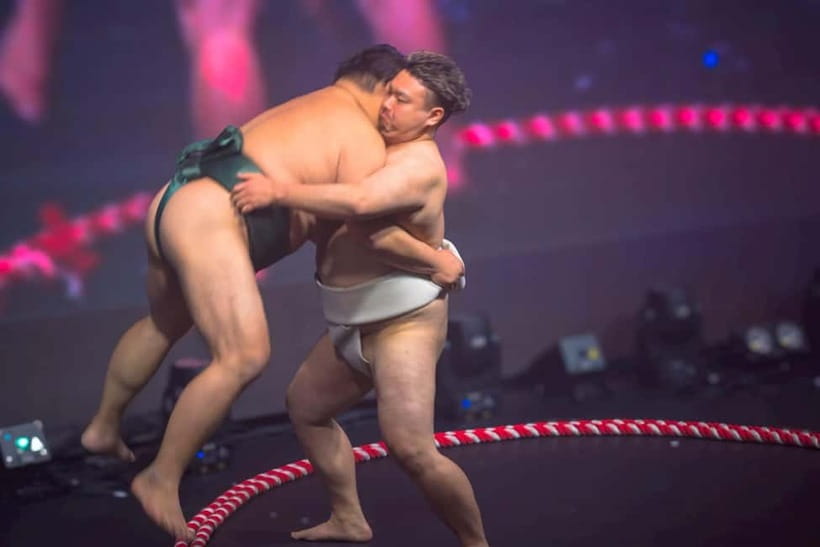 Osaka:SUMO BEATS SHOWCASE: Taiko Drum and Wagyu burger! - Timing, arrival, and the Umeda location