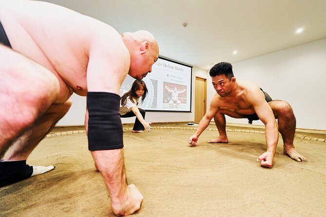 Osaka Sumo Experience with Live Show and Audience Challenge - The rituals and rules before the action