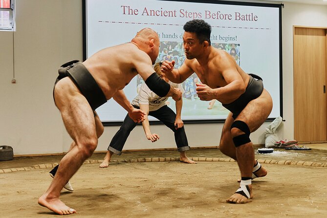 Osaka Sumo Experience with Live Show and Audience Challenge - Your chance to wrestle a sumo wrestler