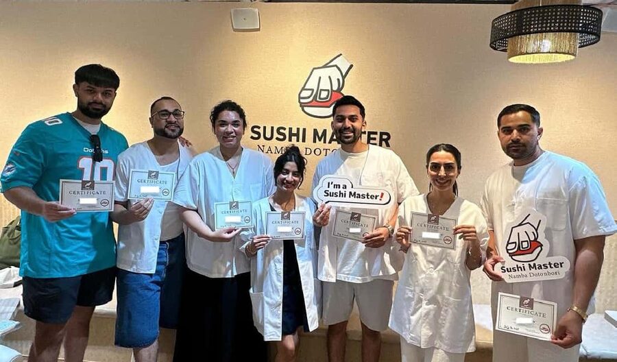 Osaka: Sushi Making in Spacious Studio (SAME-DAY OK!) - Certificate, souvenir, and value at $25