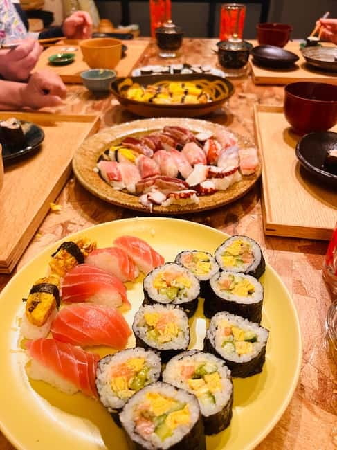 Osaka Sushi Miso soup Adventure: A Journey of Exotic Flavors - Making tuna zuke and kombu-jime salmon