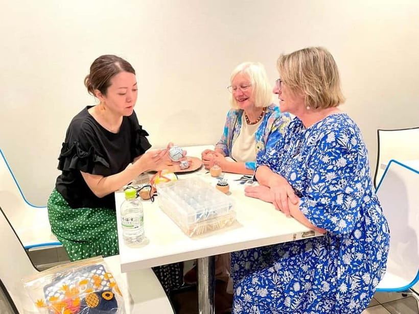 Osaka: Temari Embroidery Workshop - Learning the stitching technique with the host
