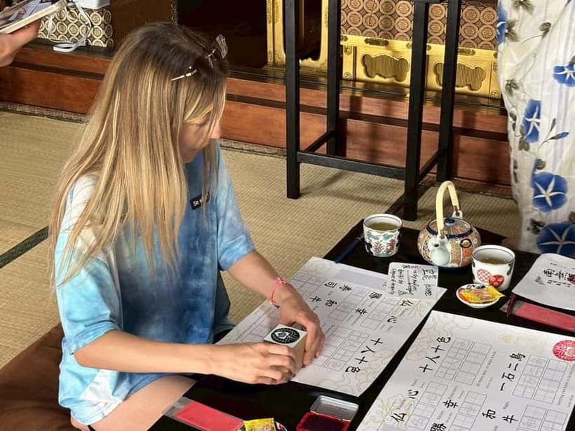 Osaka: Temple Tour and Traditional Calligraphy Lesson - The opening lesson: Osaka, temples, shrines, and language