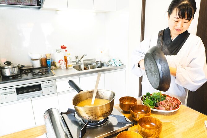 Private Japanese Cooking Class in Osaka with Culinary Expert Yoko - Slippers, aprons, and the customs of a Japanese kitchen