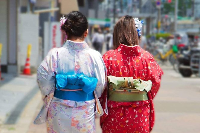 Real Kimono experience and Tsumami Kanzashi Workshop - Photos with the accessory you made